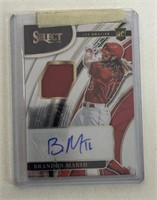 BRANDON MARCH SIGNED PATCH CARD