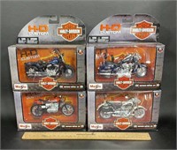 1:18 H-D Custom Motorcycle Models