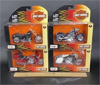 1:18 Scale Harley Davidson Motorcycles