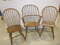 Vintage Hoopback Chairs