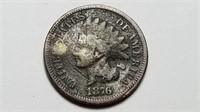 1876 Indian Head Cent Penny