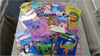 MISC COLORING BOOK LOT 15 BOOKS