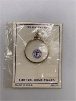 NEW 1/20 12K GF COIN HOLDER