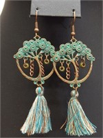 Copper earrings