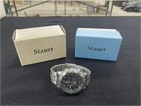 Stauer Mens Wrist Watch Complete in Box