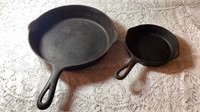 10 in Griswold & 6 in Wagner Skillets