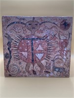 Philonese Baiden Southwestern Plaster Art Piece