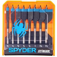 Spyder 8-piece X 6-in Woodboring Spade Drill Bit