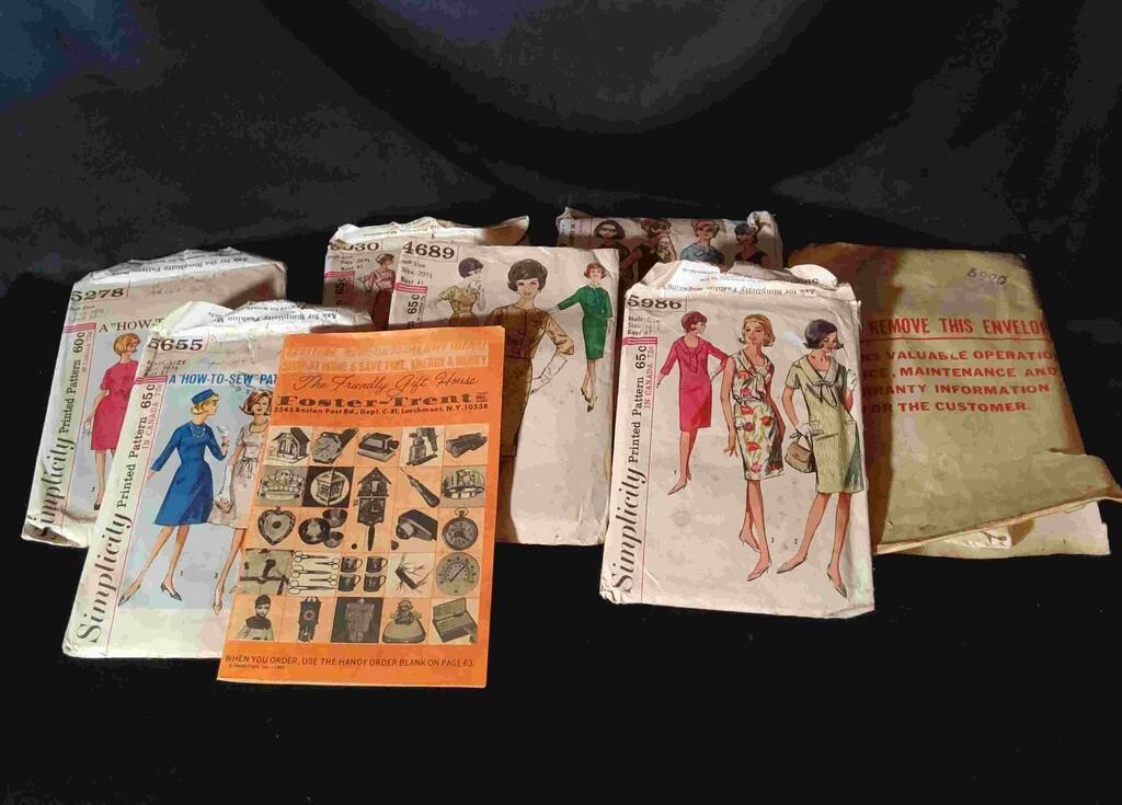 Vtg Sewing Patterns