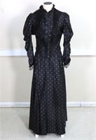 Victorian Mourning Dress Bodice + Skirt