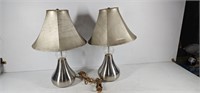(2) Vintage End Table Lamps