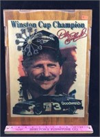 Dale Earnhardt Winston Cup Clock Plaque