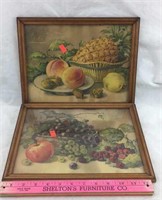 Framed Vintage Fruit Painting Prints