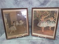 Vintage Degas Prints - Water Stained