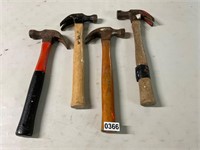 4- claw hammers