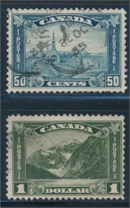 CANADA #176-177 USED VF