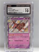 2024 Pokemon Paldean Fates Dachsbun #161 CGC 10