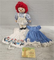 Raggedy Ann & the Magic Pebble Doll w/ COA