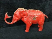 Gar-Ru Cast Iron Rare Elephant Bank