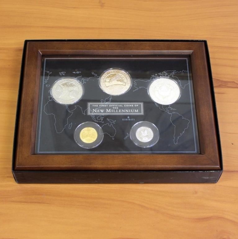 The First Official Coins of the New Millenium Set