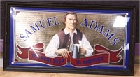 Large Sam Adams adv mirror