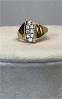6.15g 14k Gold 8 Diamond USWEST 6 3/4 Ann. Ring