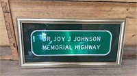 Dr Joy J Johnson sign