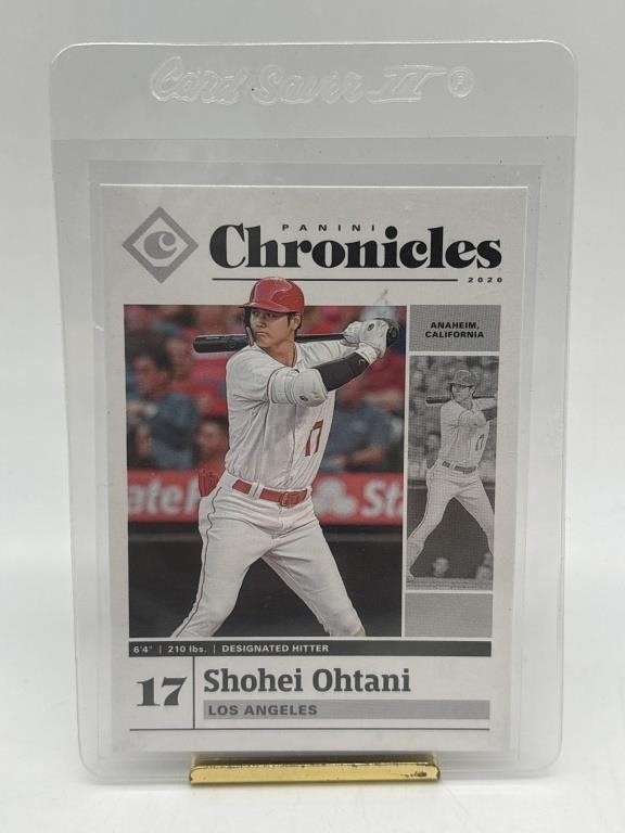Set of Panini and Topps Shohei Ohtani Cards