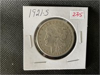 1921 – S Morgan Dollar
