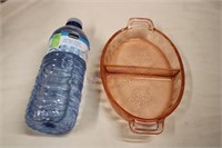 Pink Depression Glass Dish