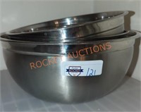 stainless steel nesting mixing bowls