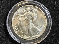 1987 American Silver Eagle Dollar 1 oz silver ....