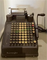 Vintage Burroughs adding machine.      1082.