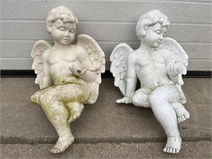 2 garden decor angels