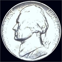 1945-D Jefferson War Nickel CLOSELY UNC