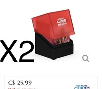 X2 Ultimate Guard Boulder 2020 Exclusive Red /