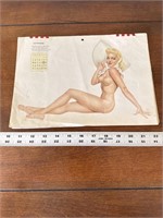 1943 girly pinup girl calendar