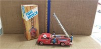 FRICTION FIRE TRUCK W/ BOX
