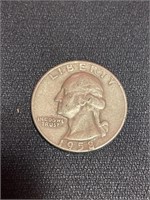 1958 silver quarter