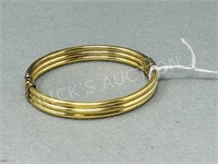 Italian sterling & gold plated bracelet