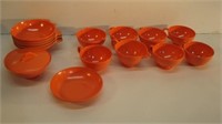 Retro Orange Dishes