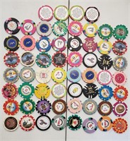60 Foreign, Cruise And Advertising Casino Chips