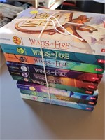 9 paperback Wings of Fire books