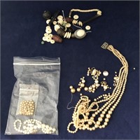 Collection of Loose African Beads & Faux Pearls