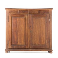 French country oak cabinet
