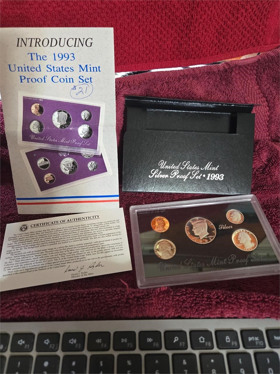 1993 US Mint Silver Proof Set