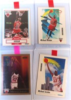 Four (4) Michael Jordan Cards