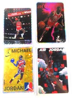 (4) Michael Jordan Cards/Stickers?