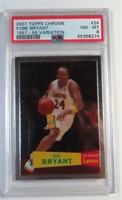 2007 Topps Chrome Kobe Bryant PSA 8