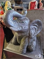Concrete Circus Elephant Water Feature Statue 20"T